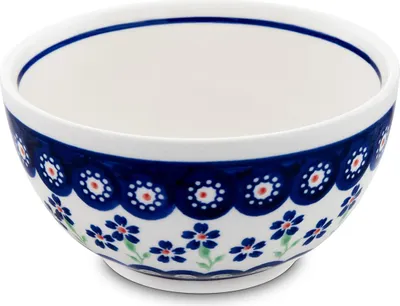 Produktbild von Bunzlauer Keramik 500ml Schüssel Schale Ø14 cm, H=7 cm, Dessertschale Müslischale Kompottschale, Nachbildung 912