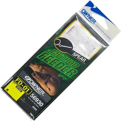 Produktbild von Owner Method Feederhaken mit Speer ohne Widerhaken - 6 Angelhaken, Gr./Durchmesser/Tragkraft:Gr. 14 /4.0kg /0.20mm