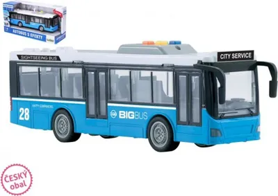 Produktbild von Wiky Stadtverkehrsbus Kunststoff 29cm mit Licht und Sound