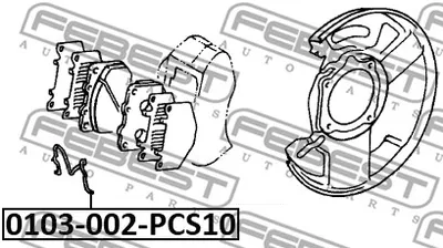 Obrázok produktu pre Febest 0103-002-Pcs10