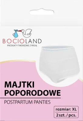 Zdjęcie produktu dla Majtki poporodowe siateczkowe 2 szt. XL / Bocioland