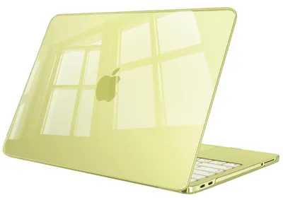 Produktbild von Fintie Hülle Kompatibel mit MacBook Neo 13 Zoll A3404 mit A18 Pro Chip 2026, Ultradünne Hartschale Schutzhülle Snap Cover Kompatibel mit MacBook Neo 13, Zitrus