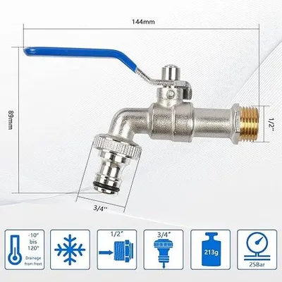 Produktbild von Gartenwasserhahn aus Kunststoff