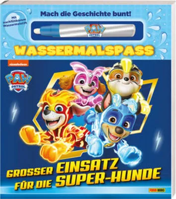 Produktbild von PAW Patrol: Großer Einsatz für die Super-Hunde - Wassermalspaß