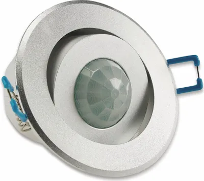 Zdjęcie produktu dla CHILITEC Czujnik ruchu do zabudowy w suficie 360°, aluminiowy, obrotowy