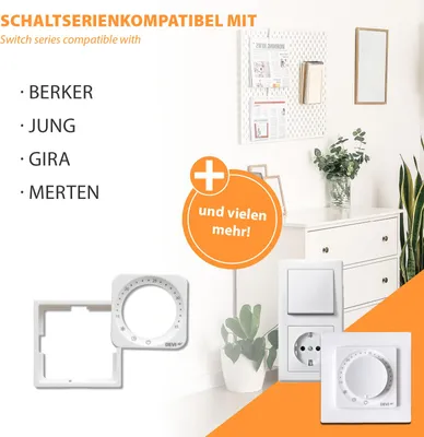 Immagine prodotto di Termostato Bluetooth per ambienti DEVIreg