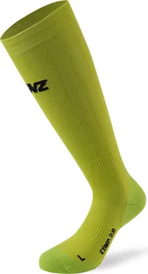 Productafbeelding van Lenz Compression 2.0 Wollen lange sokken, groen, maat EU 32-38, voor heren en dames