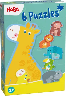 Produktbild von 6 erste Puzzles - Tierfamilie