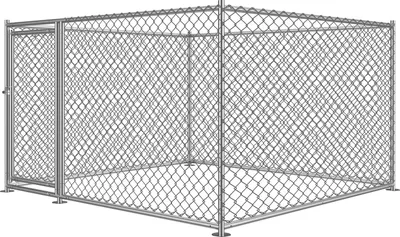 Image de Bc-elec - RA-D22 Parc pour chiots 2x2x1,2m, chenil, chenil en plein air, box pour chiens-zone d'exercice