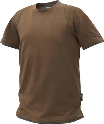 Produktbild von DASSY® Kinetic T-shirt LEHMBRAUN/ANTHRAZITGRAU Gr.L Länge: STANDARD