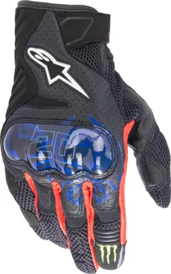 Immagine prodotto di Guanti SMX-1 AIR 2 MONSTER FQ20, collezione ALPINESTARS (nero/rosso/blu/bianco/verde, taglia M)