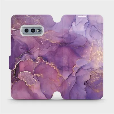 Produktbild von Handyhülle mit klappe für Galaxy S10e, Mobiwear Book, Violett