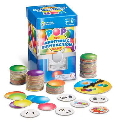Produktbild von Learning Resources Rechenspiel - Lernspiel Addition und Subtraktion für Kinder