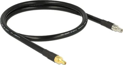 Imagen del producto de DeLOCK, cable de 1 metro, con conectores SMA/SMA, modelo CFD400, LLC400, de color