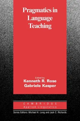 Produktbild von Pragmatics in Language Teaching