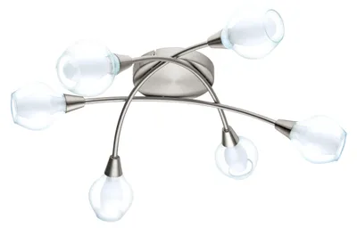 Produktbild von EGLO Deckenlampe Arnado, Deckenleuchte, Lampe Decke, Stahl in nickel-matt