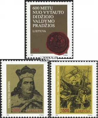 Produktbild von Briefmarken Litauen 1993 Mi 518-520 (kompl.Ausg.) postfrisch Vytautas