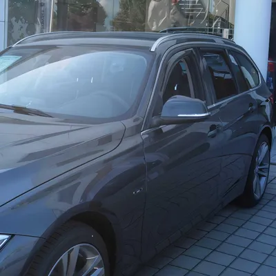 Zdjęcie produktu dla Owiewka przeciwdeszczowa do BMW serii 3 F30 F31 2012-2019 ciemny akryl 2szt