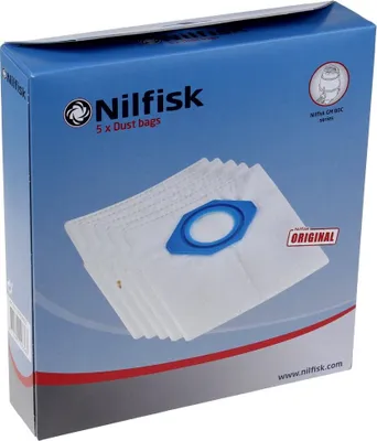 Zdjęcie produktu dla Nilfisk 107418500, Worek na kurz, Cylinder próżniowy, Biały, Polar, Nilfisk, GM 80C