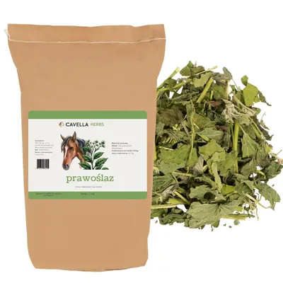 Zdjęcie produktu dla Cavella Prawoślaz liść dla koni, suszony - 1 kg