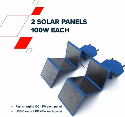 Produktbild von CANYON Solarpanel SP-200 Składane 200W Niebieskie