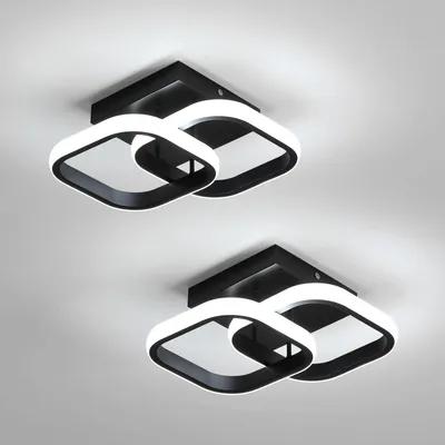 Produktbild von Ceiling Light - Black Aluminium Frame, White Light