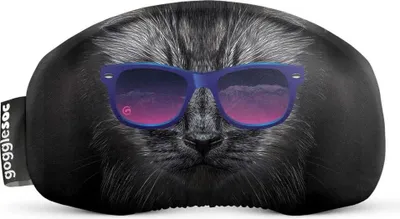 Produktbild von gogglesoc Bad Kitty Soc, Hülle, Recyceltes Polyethylenterephthalat (rPET), Schwarz, Abbildung, Universalgröße, Nicht chemisch reinigen
