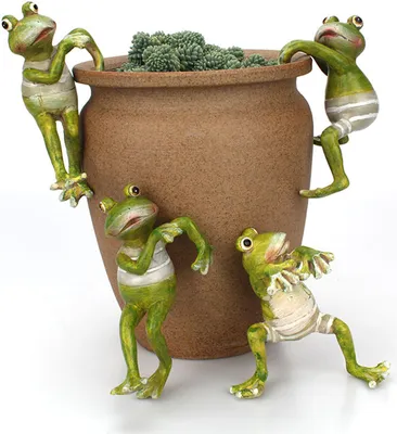 Produktbild von Statuen Lebensechte dekorative Ornament Harz Bonsai-Skulptur für Parks Garten 4pcs