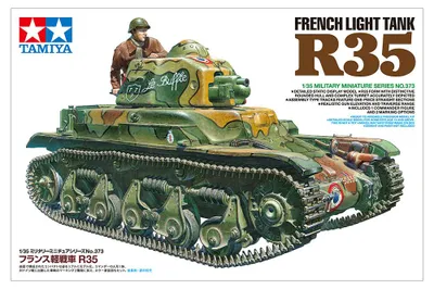 Produktbild von Tamiya 35373 - 1/35 WWII French Light Tank R35 - Neu