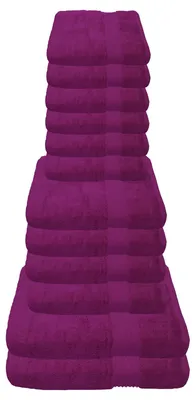 Produktbild von Julie Julsen Handtuch Set Fuchsia,Set:12 tlg. 2 Bade- 4 Hand- 6 Gästetücher