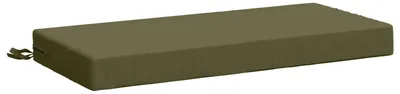 Image de Coussin de banc SOEST, 100 % polyester, vert olive, 80 x 40 x 8 cm