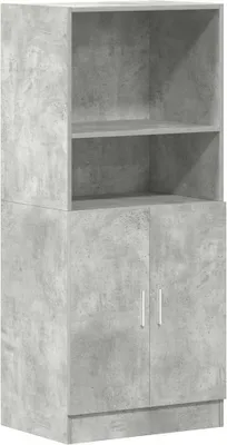 Obrázek produktu pro vidaXL Kuchyňská skříňka betonová šedá 57x41,5x131,5 cm materiál na bázi dřeva