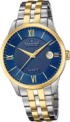 Produktbild von Candino Herren Uhr Analog Casual Edelstahl Armbanduhr Classic silber gold D2UC4706/B