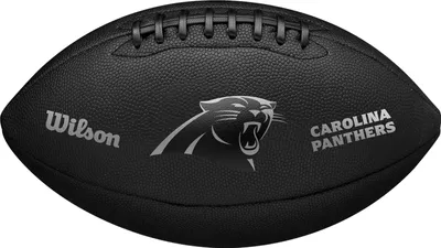 Produktbild von Wilson Nfl Team Metallic Premiere Carolina Panthers American-football-ball Schwarz  Schwarz One Size