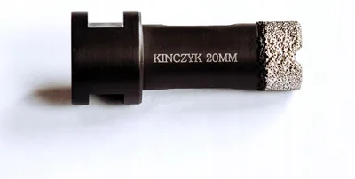 Zdjęcie produktu dla Kinczyk 40-1015, korona wiertnicza diamentowa, średnica 16 mm, do wiercenia w materiałach ceramicznych
