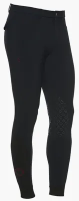 Immagine prodotto di Cavalleria Toscana Pantaloni da equitazione da uomo New Grip System Classic con rinforzo al ginocchio Pantaloni da equitazione da uomo blu navy 48