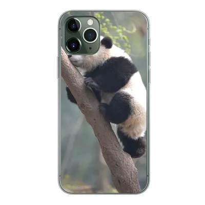 Produktbild von MuchoWow® Handyhülle Schutzhülle Hülle für iPhone 11 Pro Panda - Tier - Baum Silikon Softcase Handy Hülle - Handy