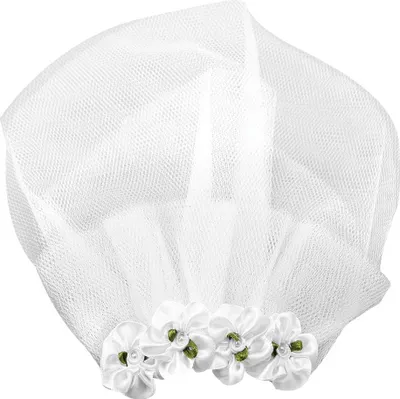 Produktbild von Haustier Hochzeit Schleier Hundblume Kopfschmuck Clip Accessoire (L)