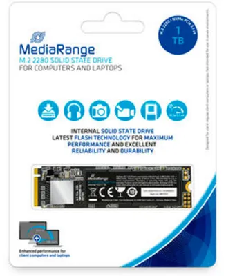 Image de MEDIARANGE MR1033 - 1000 Go - M.2 - 2200 Mo/s - 20 Gbit/s