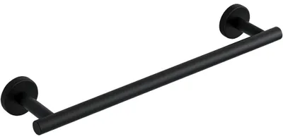 Obrázok produktu pre CERANO – Nástenný držiak na uteráky Lineo – matná čierna – 60 cm