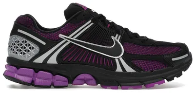 Image de Nike Zoom Vomero 5, couleur noire et violet vif, taille EU 42.5