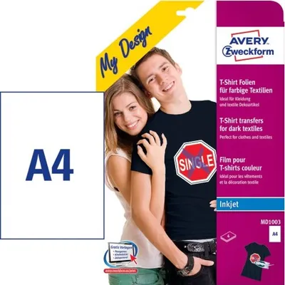Obrázok produktu pre Avery - Tričko prenos čiernej látky MD1003