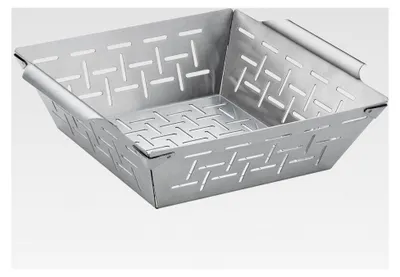 Produktbild von Grillkorb STYLE 25,5 x 21 x 7,5 cm, Gemüsegrillkorb, Grillschale, Edelstahl