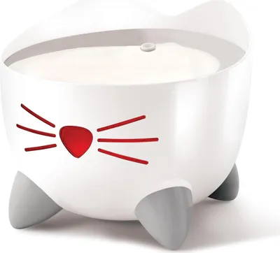 Produktbild von Catit Pixi Trinkbrunnen Für Katzen, 2,5L, Weiß, 3-Stufige Filtration, Leise, Automatische Abschaltung