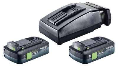 Imagen del producto de Set de energía Festool 18 V 2xTBX4/TCL6 (578731) con 2 baterías BP 18 TBX 4 C-ASI de 18 V y 4,0 Ah + cargador TCL 6