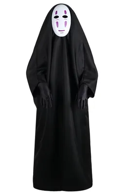 Produktbild von Cosplay Kostüm von Ohngesicht | Kaonashi Umhang mit Maske & Handschuhen | Einheitsgröße