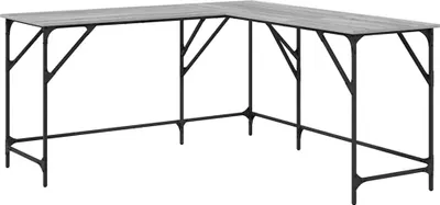 Obrázek produktu pro Psací stůl Grey Sonoma 149x149x75 cm Materiál na bázi dřeva