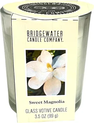 Image de Bougie votive parfumée dans un petit verre « Sweet Magnolia »