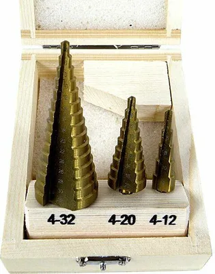 Produktbild von STUFENBOHRER-SET 3-tlg. / 4-32mm