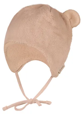 Produktbild von Sterntaler Mütze aus Teddyflausch mit Öhrchen, Ohrenklappen und Bindeband